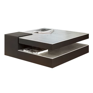 Salontafel Split donker eik keramiek Crest Karat Tables to Love