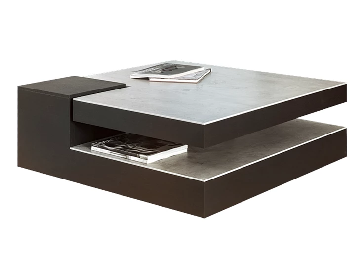 Salontafel Split donker eik keramiek Crest Karat Tables to Love