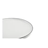 Fina plat bord - 20cm wit  met rand