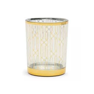 RM GRAPHIC LINES VOTIVE GOLD