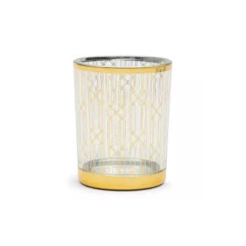 RM GRAPHIC LINES VOTIVE GOLD