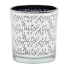 RM LOGO VOTIVE SILVER BLACK