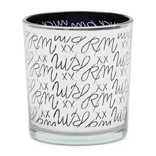 RM LOGO VOTIVE SILVER BLACK