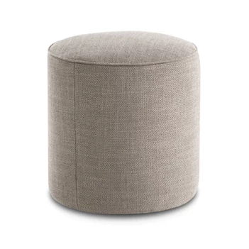 Poef Rondo Mini stof greige D008805 Designwerk