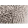 Detail Poef Rondo Mini stof greige D008805 Designwerk