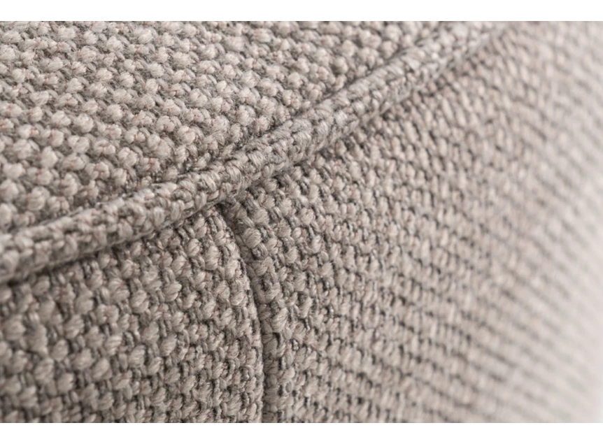 Detail Poef Rondo Mini stof greige D008805 Designwerk