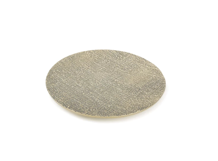 812201 Salt and Pepper S&P Sierschaal 30,5xH3cm goud Calco Schuin