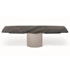 Verlengbare tafel Adler stone natuursteen voet 2 oval Draenert