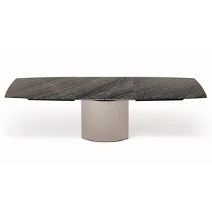 Verlengbare tafel Adler stone natuursteen voet 2 oval Draenert