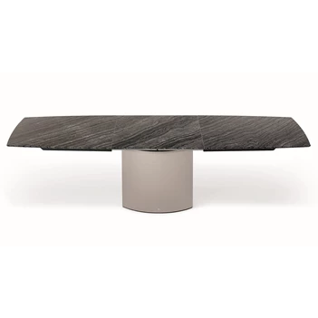 Verlengbare tafel Adler stone natuursteen voet 2 oval Draenert