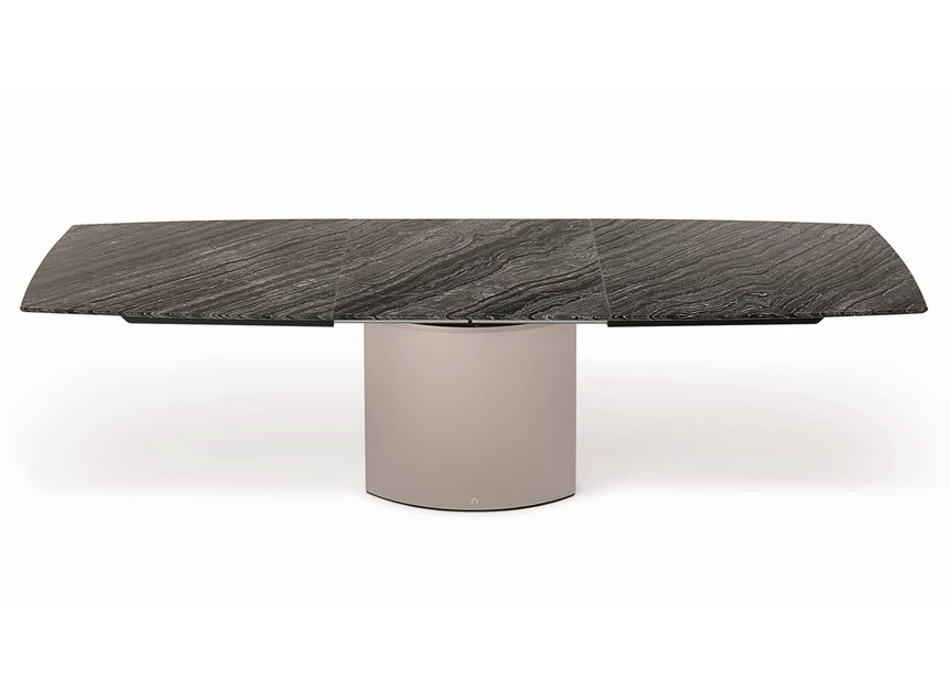 Verlengbare tafel Adler stone natuursteen voet 2 oval Draenert