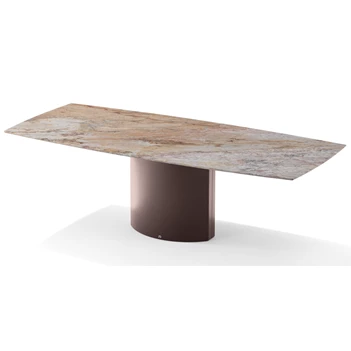 Vaste tafel Adler outdoor stone river gold natuursteen Draenert