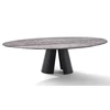 Tafel Kent outdoor 1550-O pebble natuursteen grigio beola Draenert