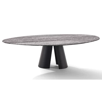 Tafel Kent outdoor 1550-O pebble natuursteen grigio beola Draenert
