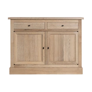 Dressoir 2 klein Solid lichte eik landelijk klassiek Michel Denolf