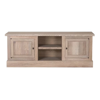 Tv-kast Solid SOL10 open vak landelijk klassiek lichte eik Michel Denolf