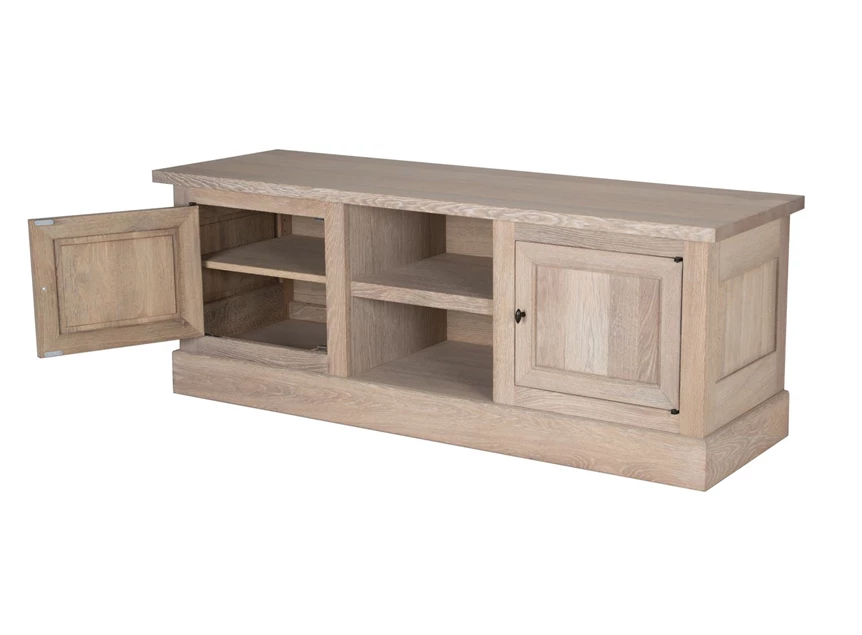 Open Tv-kast Solid SOL10 open vak landelijk klassiek lichte eik Michel Denolf