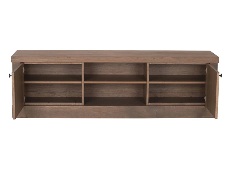 Open Tv-kast Wood eik tobacco landelijk modern Michel Denolf