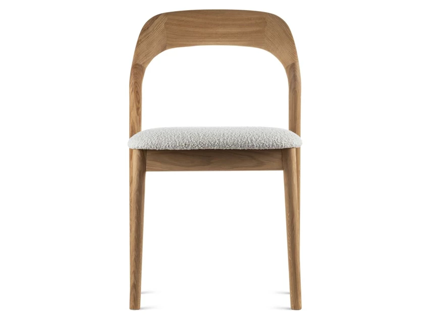 Front Eetkamerstoel Moly massief naturel eik Estetica Home