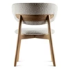 Achterkant Eetkamerstoel Capri massief naturel eik Estetica Home