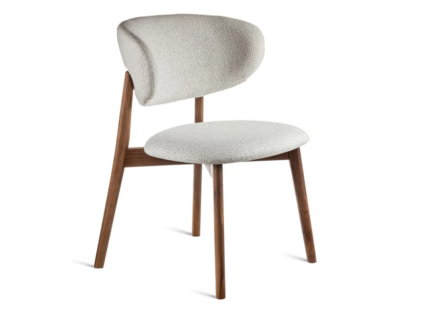 Eetkamerstoel Capri massief noot Estetica Home