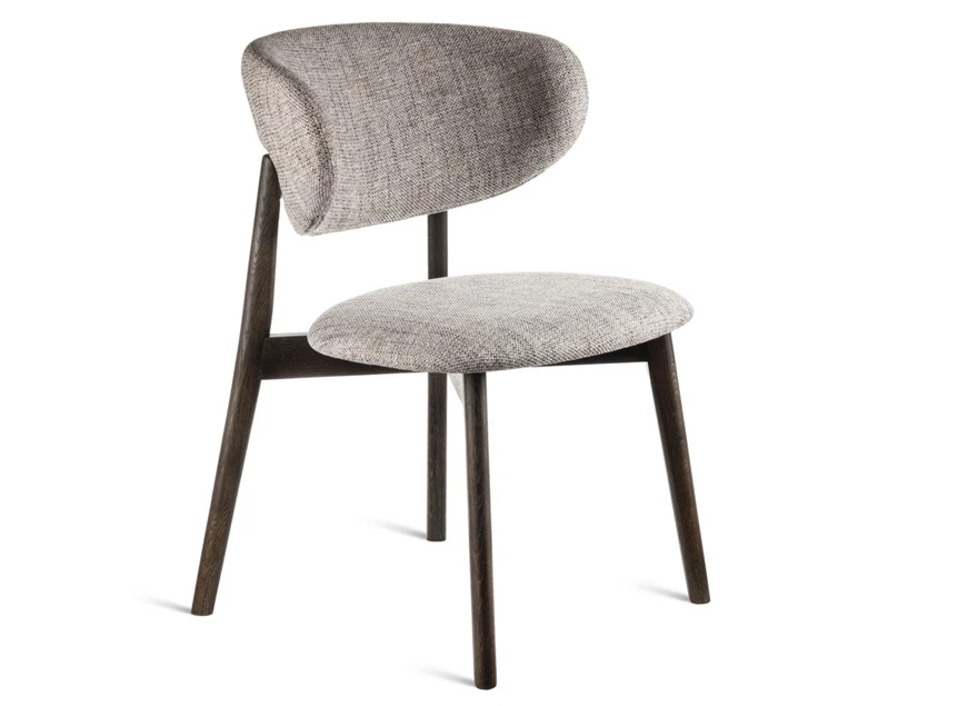 Eetkamerstoel Capri massief donker eik Estetica Home