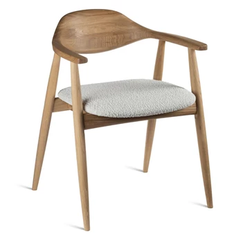 Eetkamerstoel Solero massief naturel eik Estetica Home