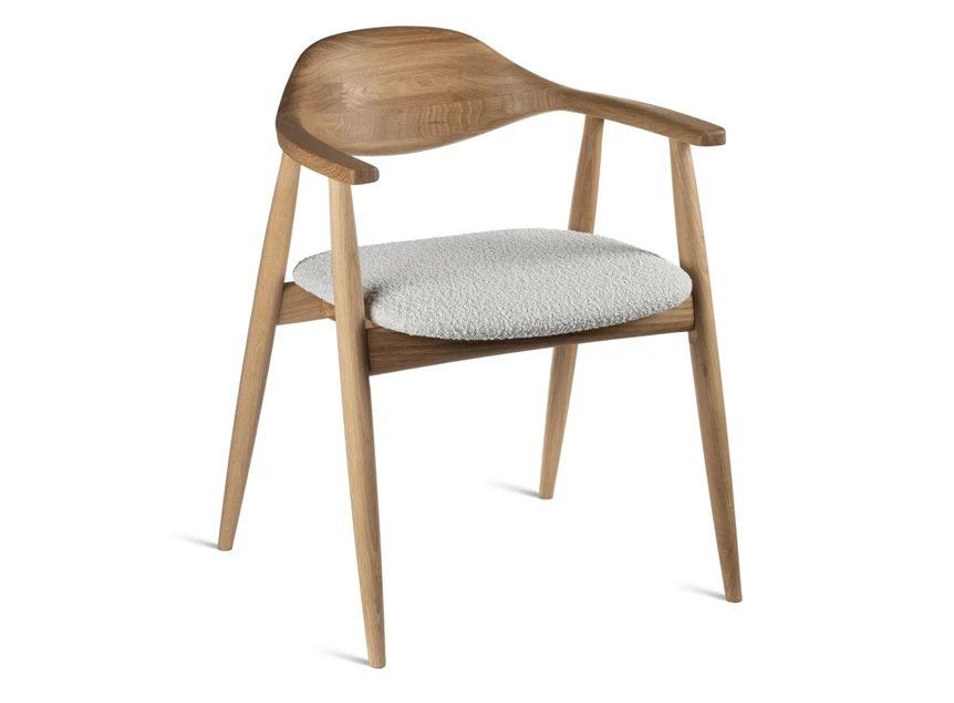 Eetkamerstoel Solero massief naturel eik Estetica Home