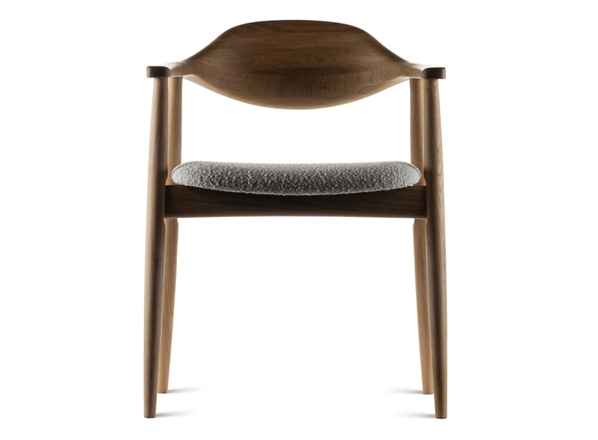 Front Eetkamerstoel Solero massief naturel eik Estetica Home