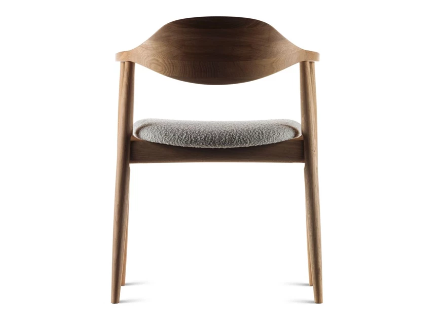 Achterkant Eetkamerstoel Solero massief naturel eik Estetica Home