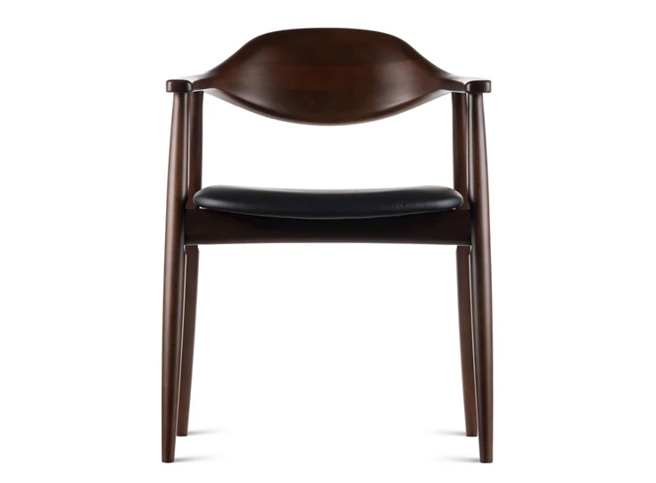 Front Eetkamerstoel Solero massief bruin beuk Estetica Home