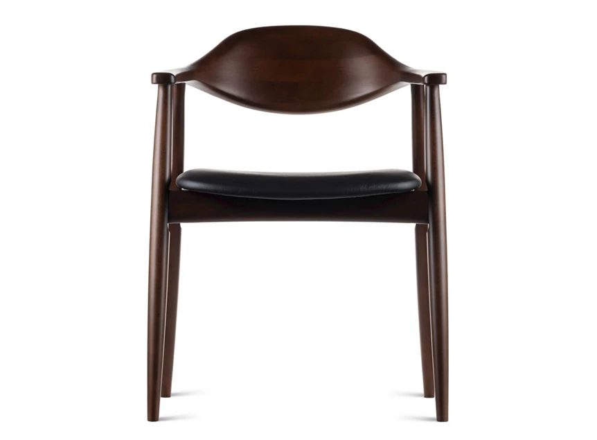 Front Eetkamerstoel Solero massief bruin beuk Estetica Home