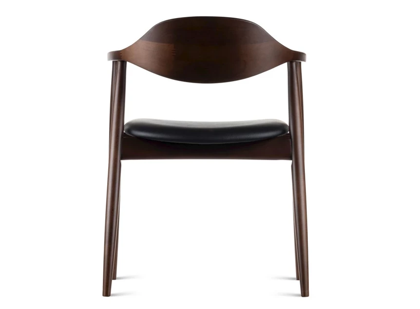 Achterkant Eetkamerstoel Solero massief bruin beuk Estetica Home