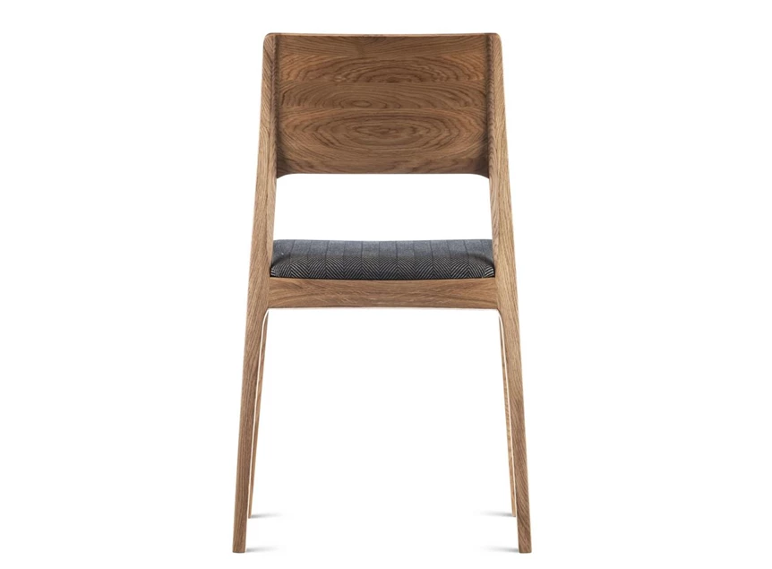 Achterkant Eetkamerstoel Vero massief naturel eik Estetica Home