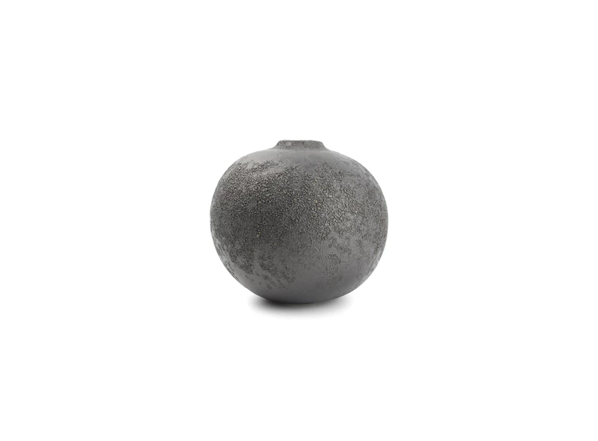 820135 Salt and Pepper S&P Vaas Ø14,5cm H13cm antraciet Bullet Zijkant