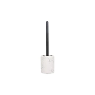 White Suds toiletborstel- marble- Ø9,5xh37cm