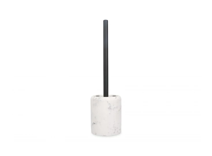 White Suds toiletborstel- marble- Ø9,5xh37cm