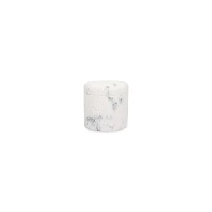 White Suds opbergpot- marble- Ø9,5xh9,5cm
