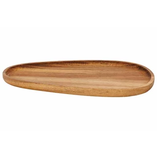 Presentatiebord ovaal - 25x15cm acacia