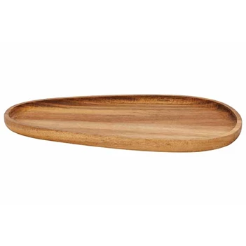 Presentatiebord ovaal - 25x15cm acacia