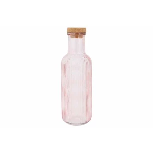 Raya fles roze -1l - met kurk d8,7xh27,8cm