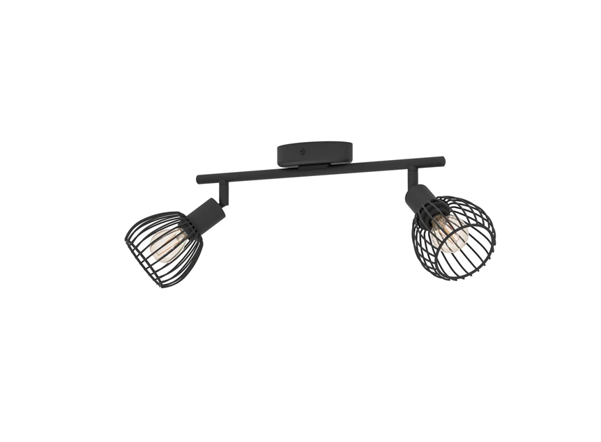 Sonnino plafondlamp- E14- zwart