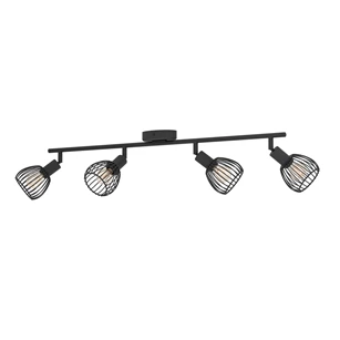 Sonnino plafondlamp- E14- zwart