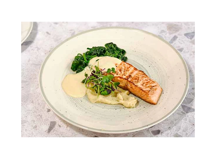 Mira groen- plat bord- Ø26cm- sfeerbeeld