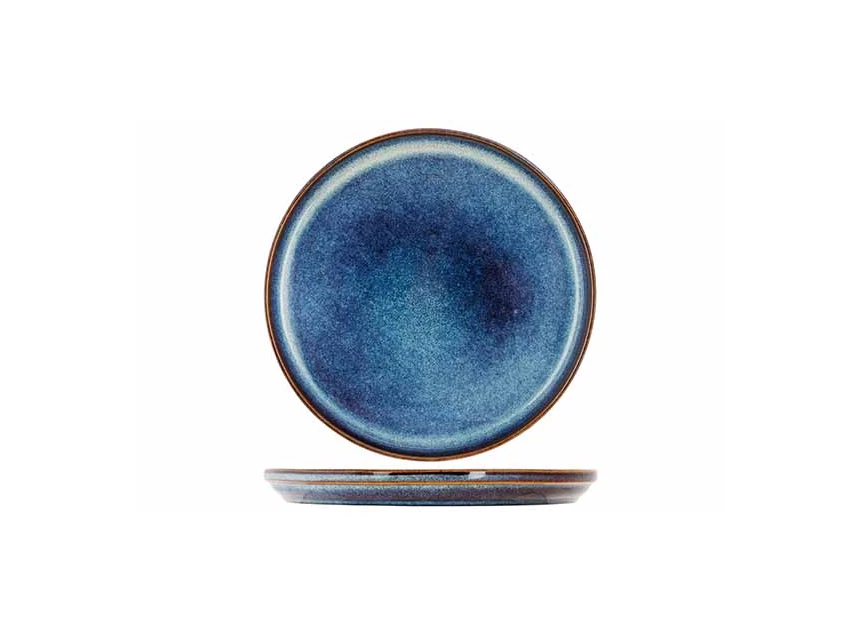 Jade indigo- dessertbord- Ø22,5xh2,5cm