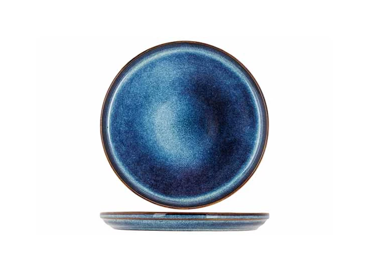 Jade indigo- plat bord- Ø27xh2,7cm