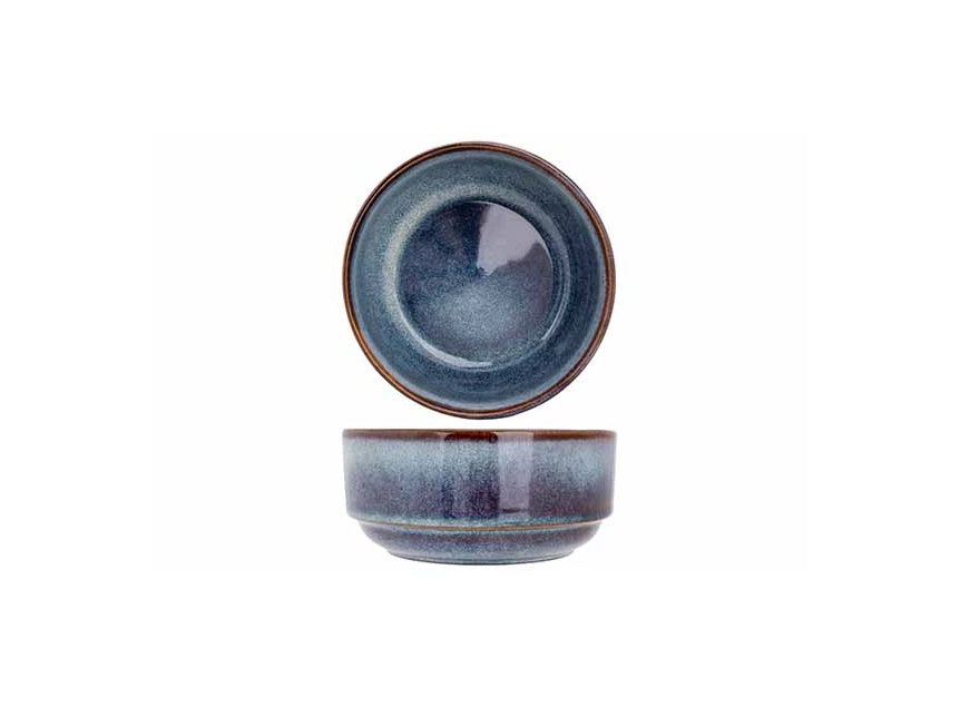 Jade indigo- kom- Ø15xh7cm binnenkant