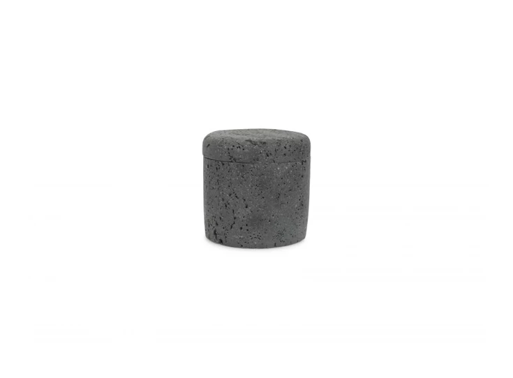 Suds Grey opbergpot- antraciet- Ø9,5xh9,5cm