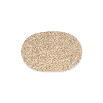 Maisblad placemat- ovaal- beige- 45x30cm