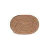 Maisblad placemat- ovaal- bruin- 45x30cm